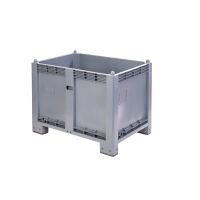 Zárt oldalú 550 l-es box-konténer 4 lábas, reg alapanyagos 
