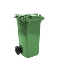 120 l-es műanyag zöld szemetes