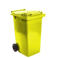 240 l-es műanyag sárga szemetes