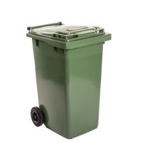 240 l-es műanyag zöld szemetes